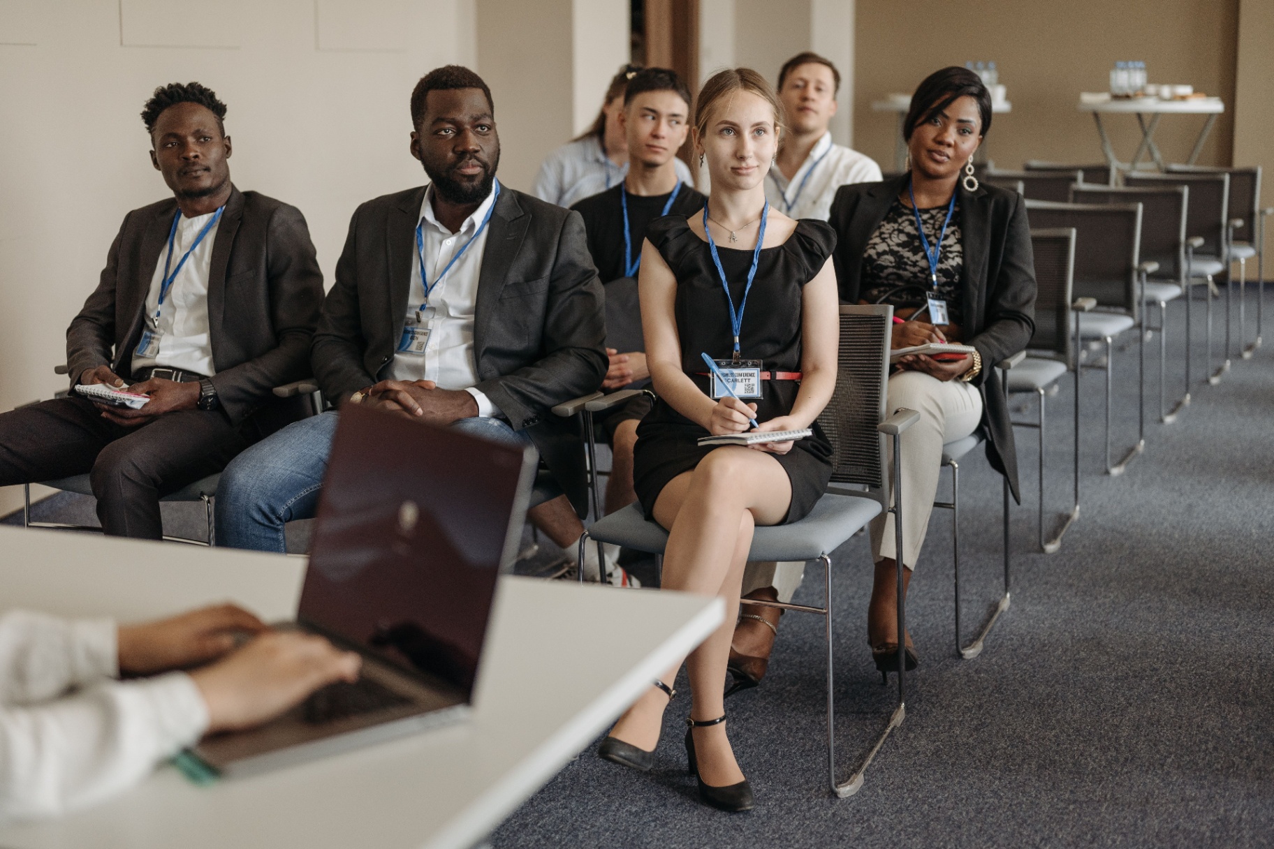 Healthcare team engaged in an AI training session